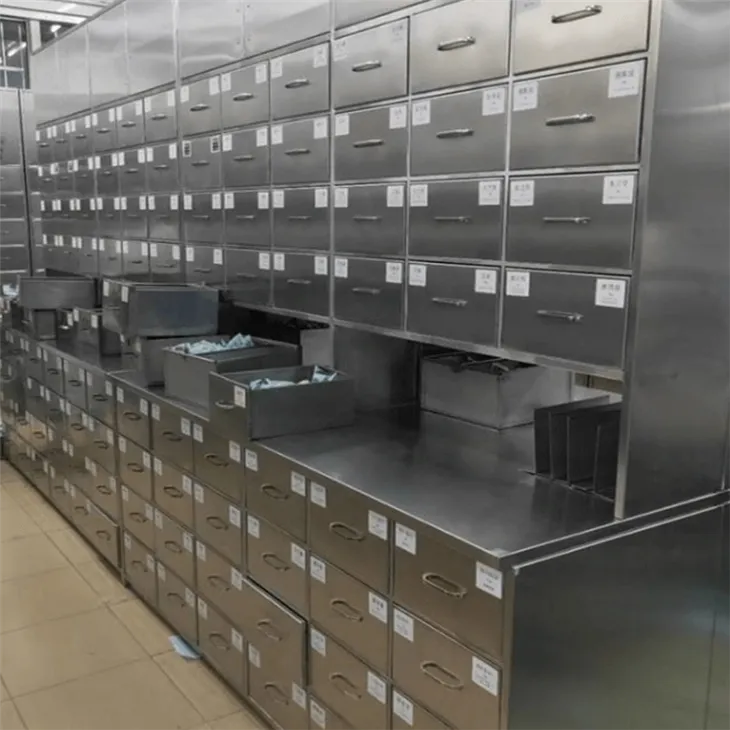 Cabinet de medicamente chinezești din oțel inoxidabil