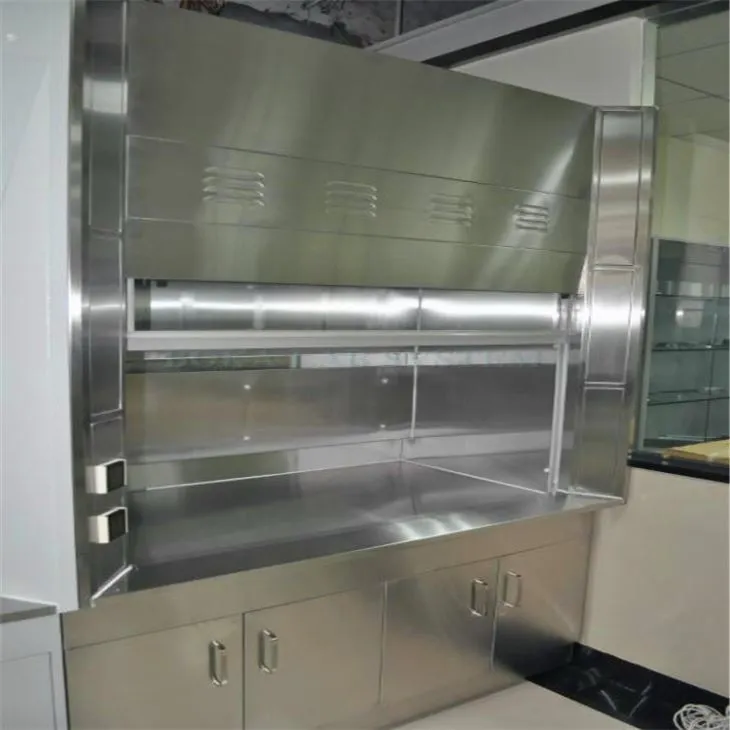 Chimie laborator de coroziune rezistență la capotă din oțel inoxidabil și dulap de fum de evacuare