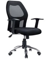 Scaun reglabil la laborator școlar, cu spătar și 5 rotile universale